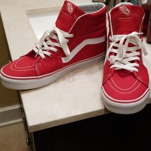 Van's Red Men Size 11